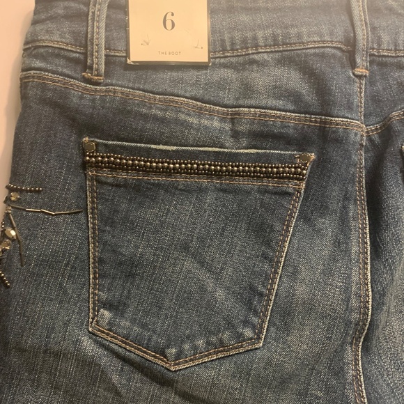 Bootcut Jeans with Rhinestone Embellishment size 6 - Picture 2 of 3